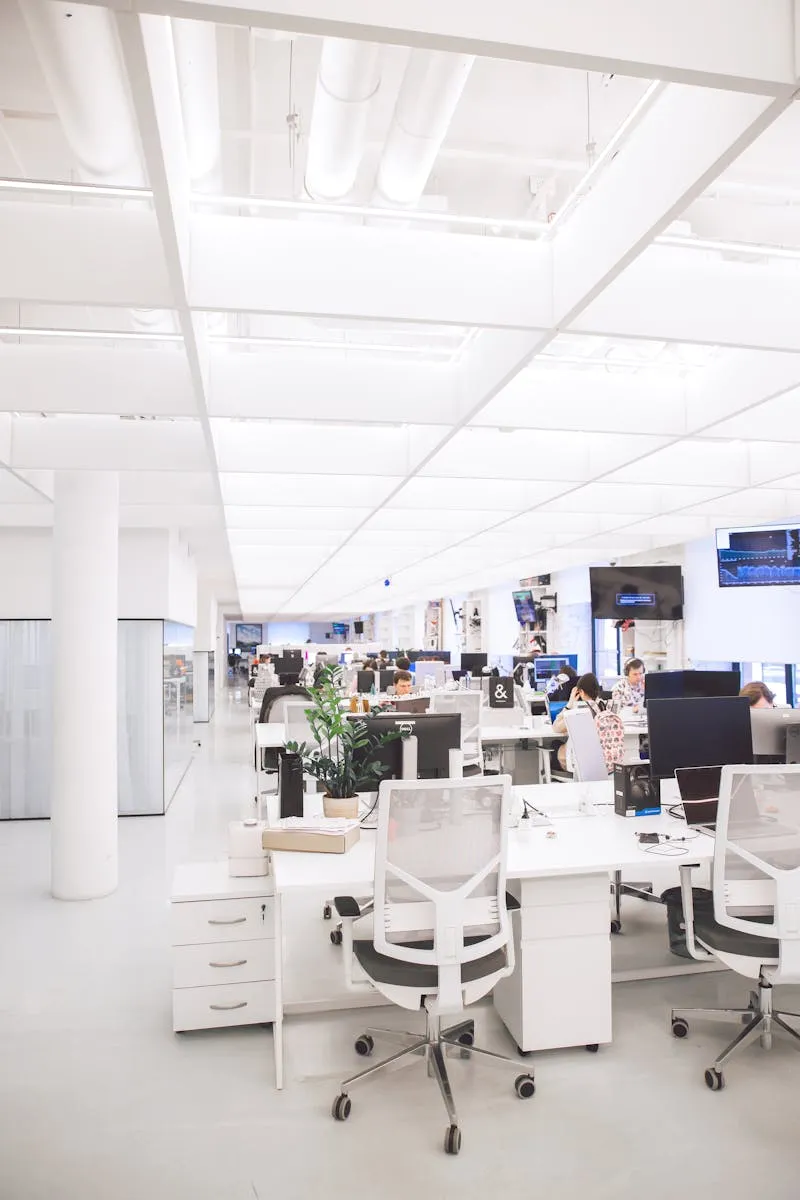Professional office cleaning results